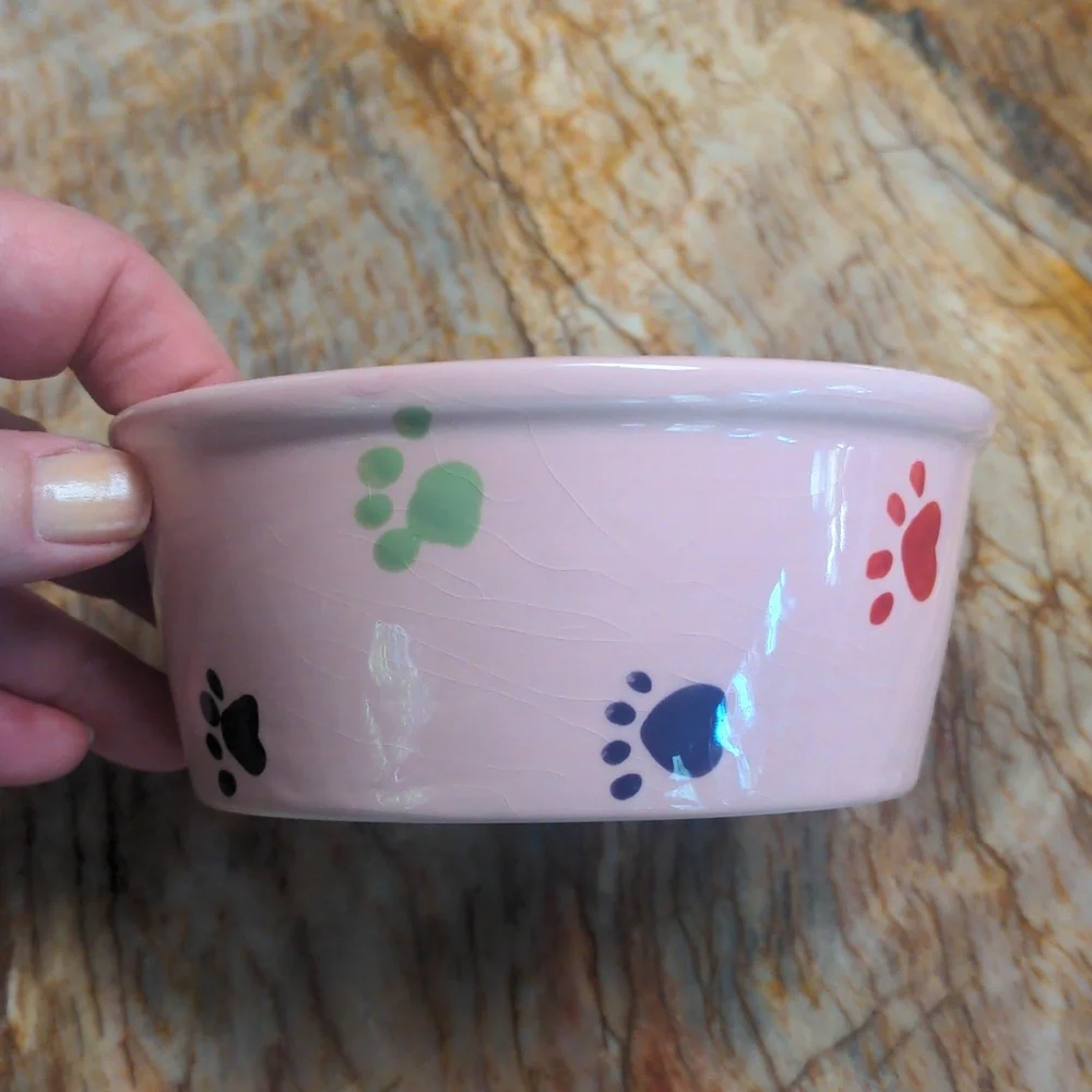 CASA VERO Cat Dog Food Bowl